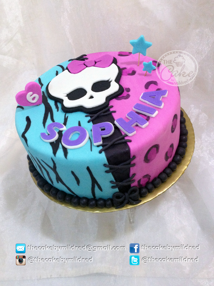 Monster High Birthday Cake Monster High Birthday Cake