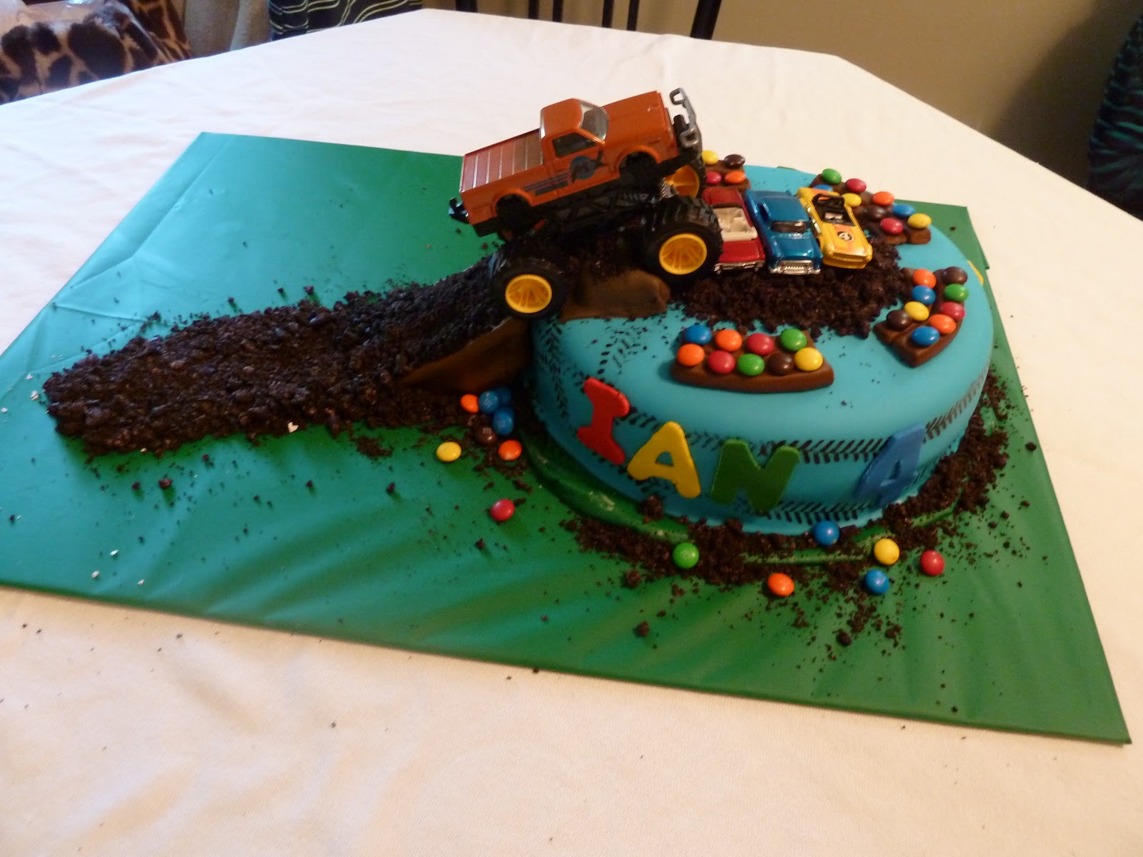 Monster Truck Cake Idea