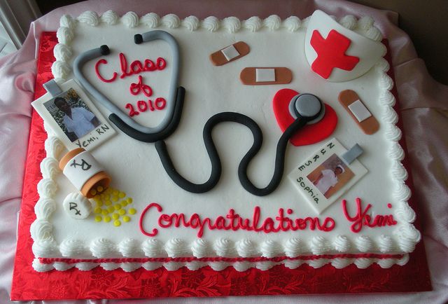 Nurse Graduation Cake