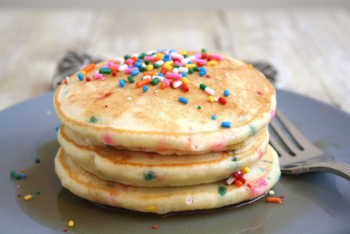 Pancakes with Sprinkles