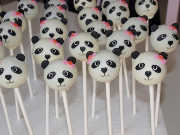 Panda Birthday Cake Pops Panda Birthday Cake Pops