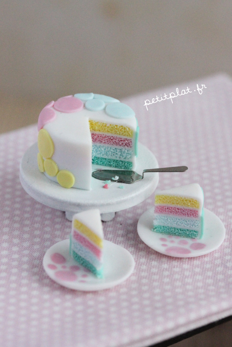 Pastel Fondant Cake Pastel Fondant Cake