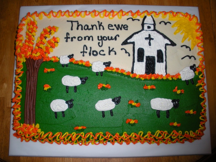 Pastor Appreciation Cakes Decorations