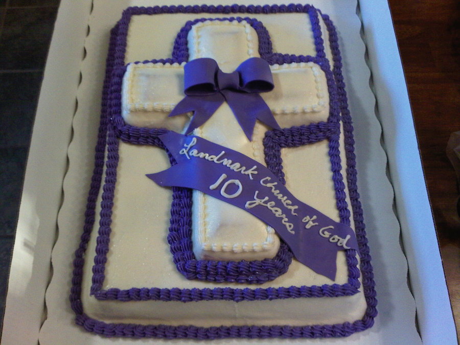 Pastor Church Anniversary Cake