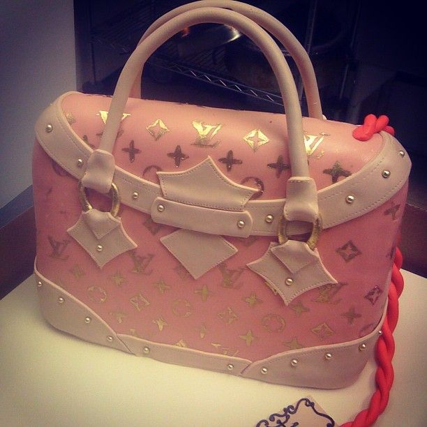 Pink Louis Vuitton Cake