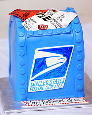 Postal Retirement Cake Ideas
