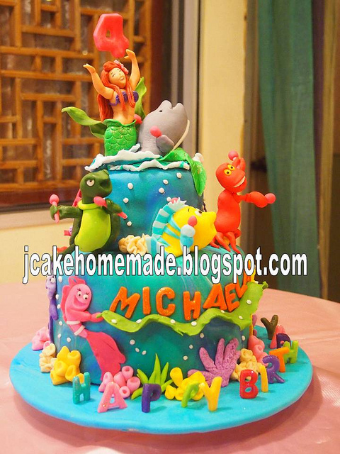 Princess Ariel Little Mermaid Cake