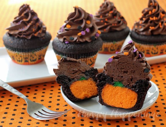 Pumpkin Halloween Cupcakes Ideas