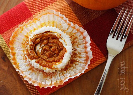 Pumpkin Swirl Cheesecake Cupcakes