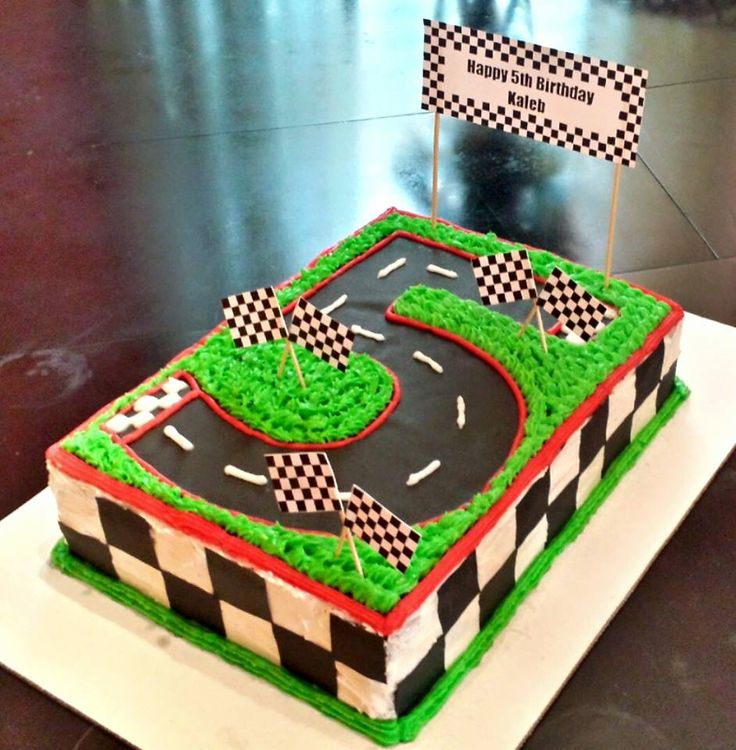 Race Car Birthday Cake