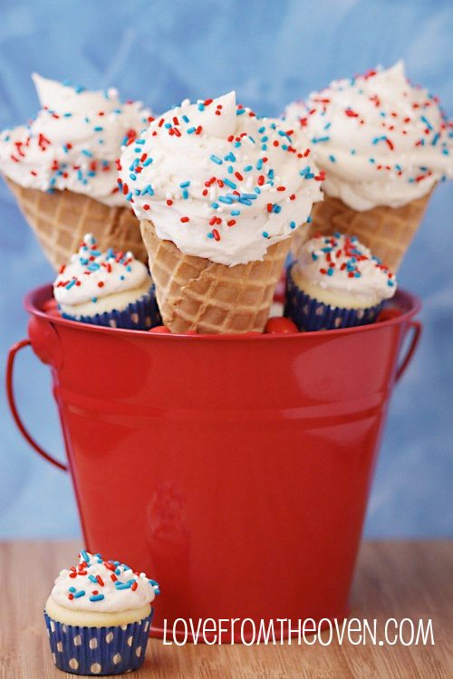 6 Photos of Blue Ice Cream Cone Cupcakes 6 Photos of Blue Ice Cream Cone Cupcakes