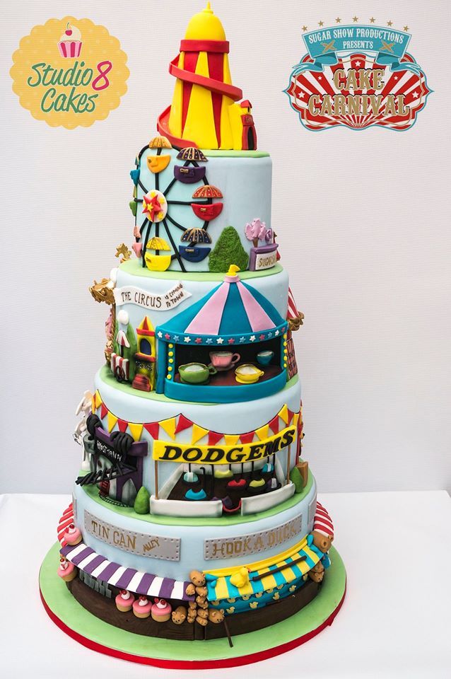 Roller Coaster Cake