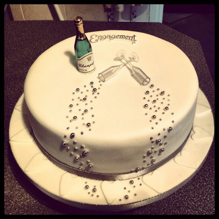 Simple Engagement Cake Ideas Simple Engagement Cake Ideas