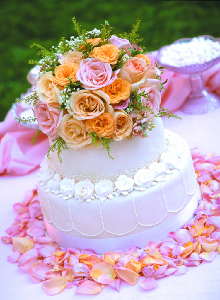 Small Wedding Fondant Cake