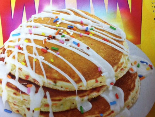 Sprinkles Cake Batter Pancakes