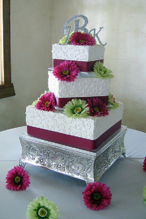Square Wedding Cake Square Wedding Cake