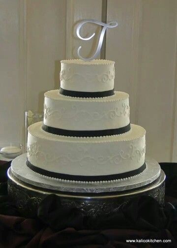 Three Tier Buttercream Wedding Cake