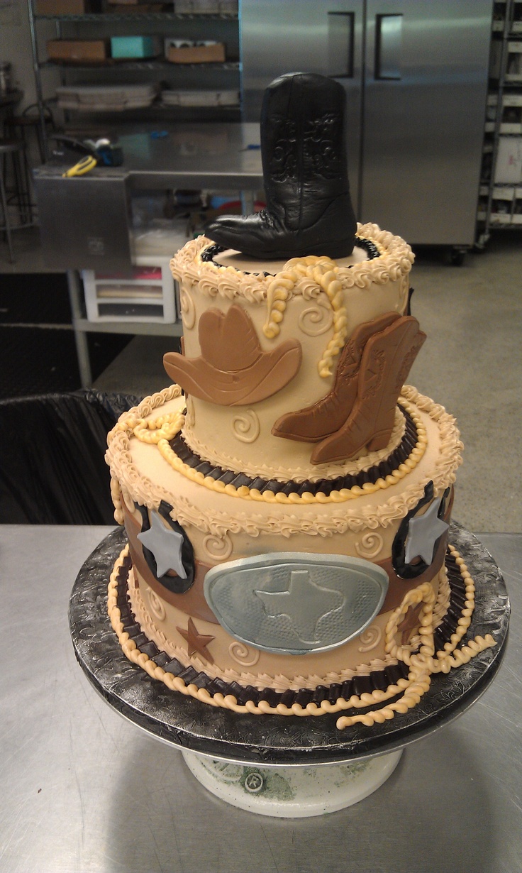 Western Baby Shower Cake