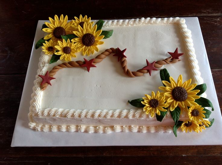 Western Themed Bridal Shower Cake