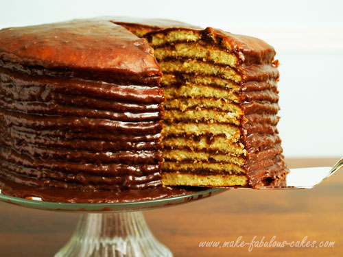 12 Layer Chocolate Cake