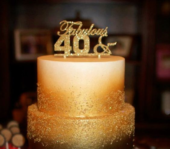 40th Birthday Cake