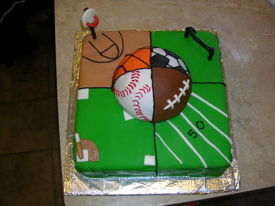 All Sports Birthday Cakes
