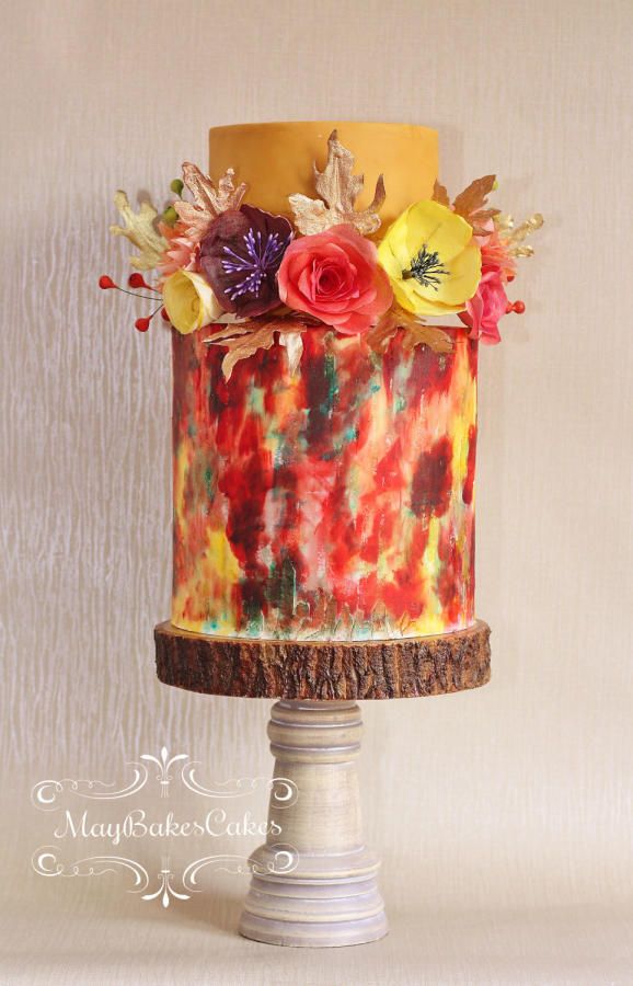 Autumn Wedding Cake Autumn Wedding Cake