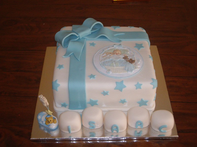 Baby Boy Shower Cake