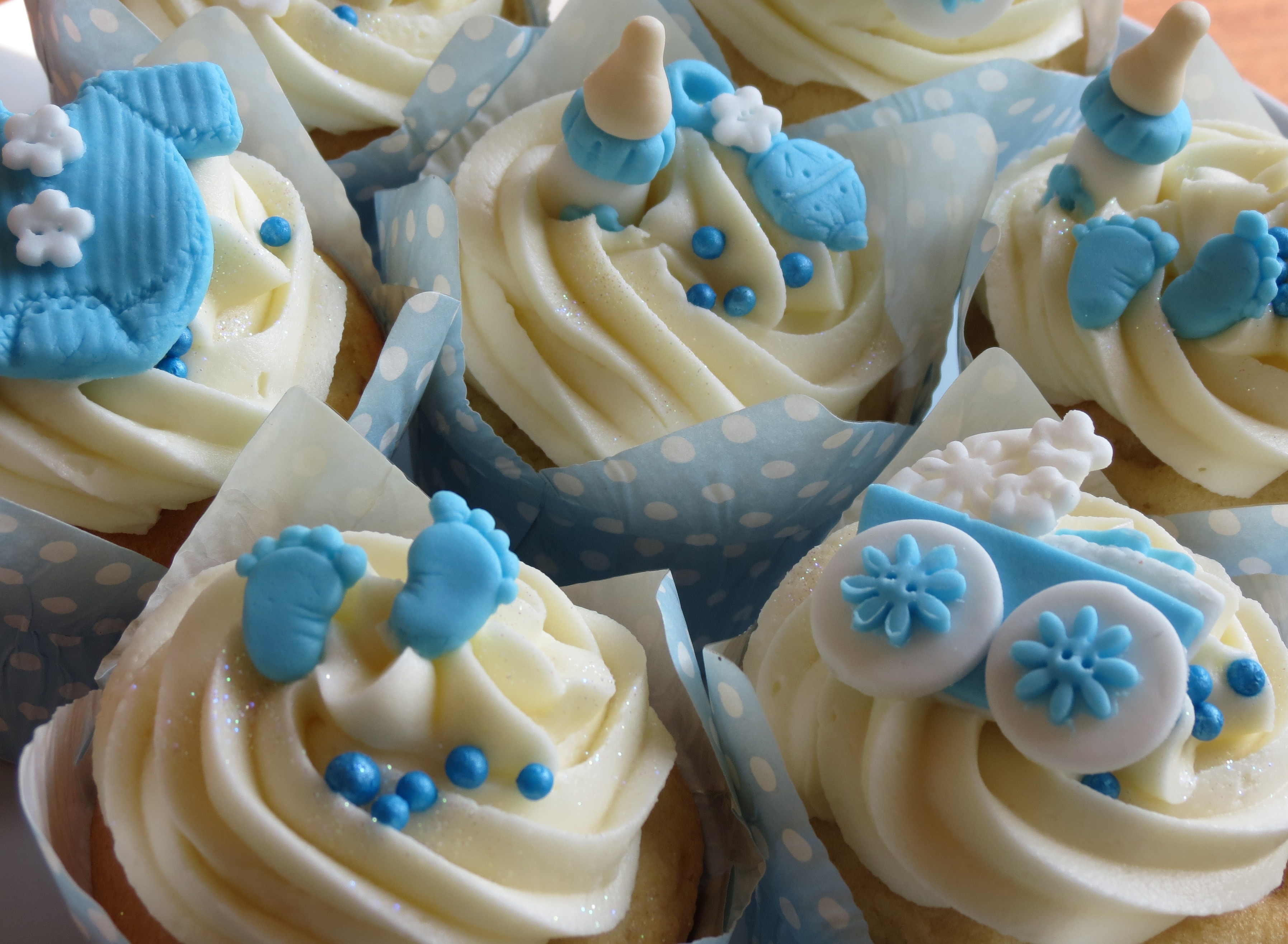 Baby Boy Shower Cupcake Cakes