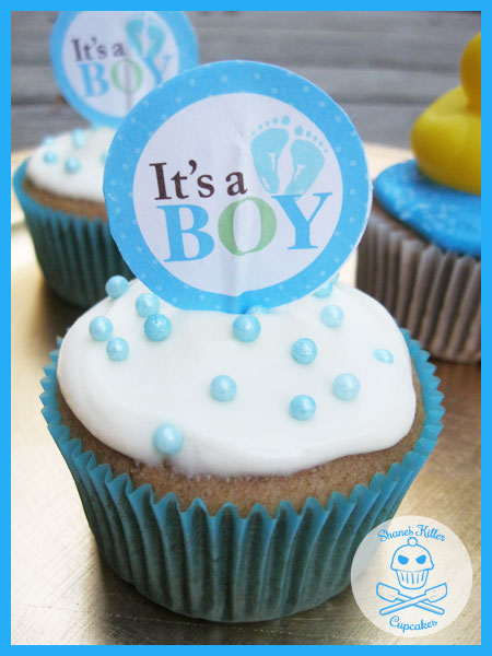 Baby Boy Shower Cupcake Ideas