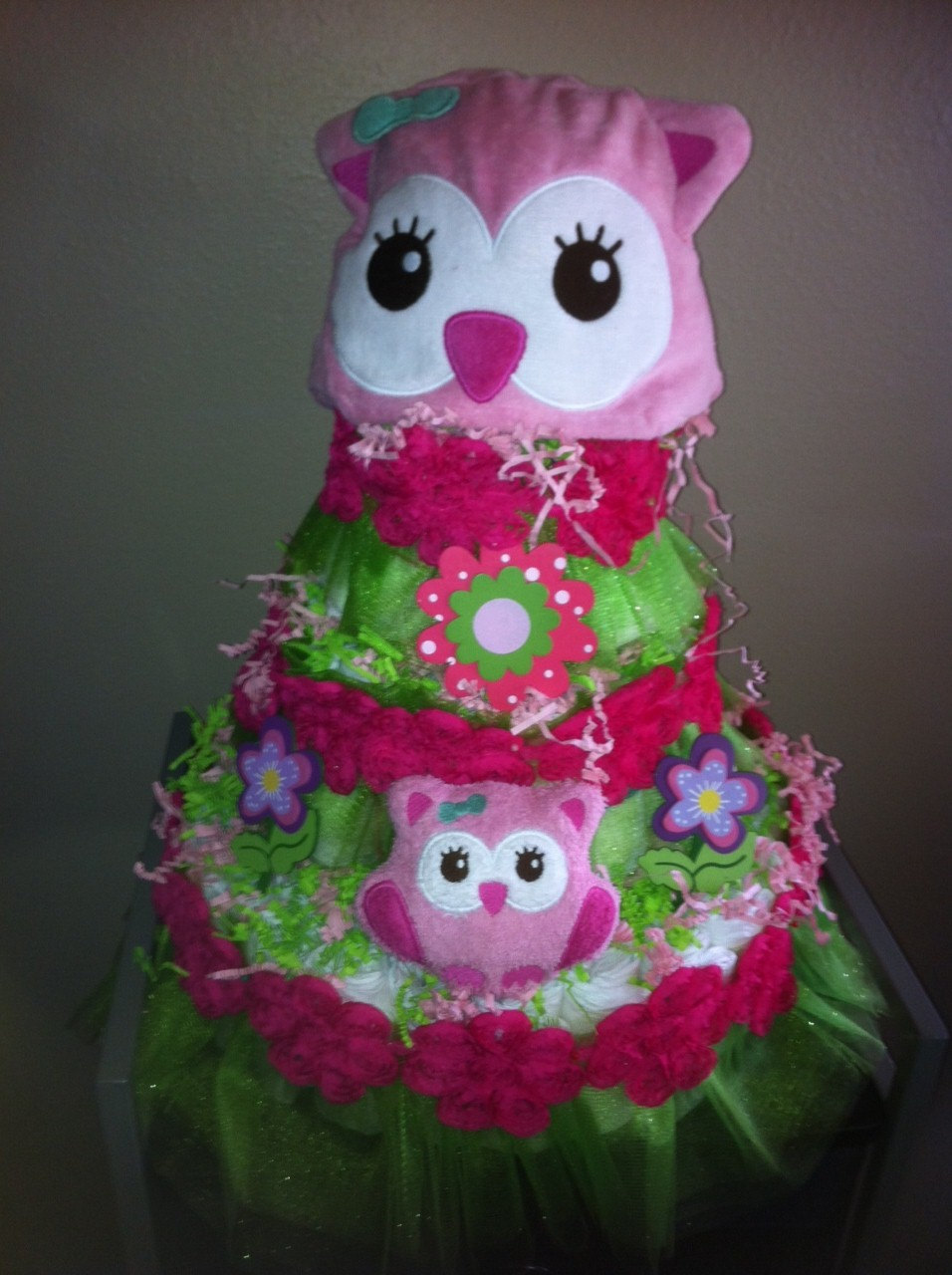 Baby Girl Diaper Cake