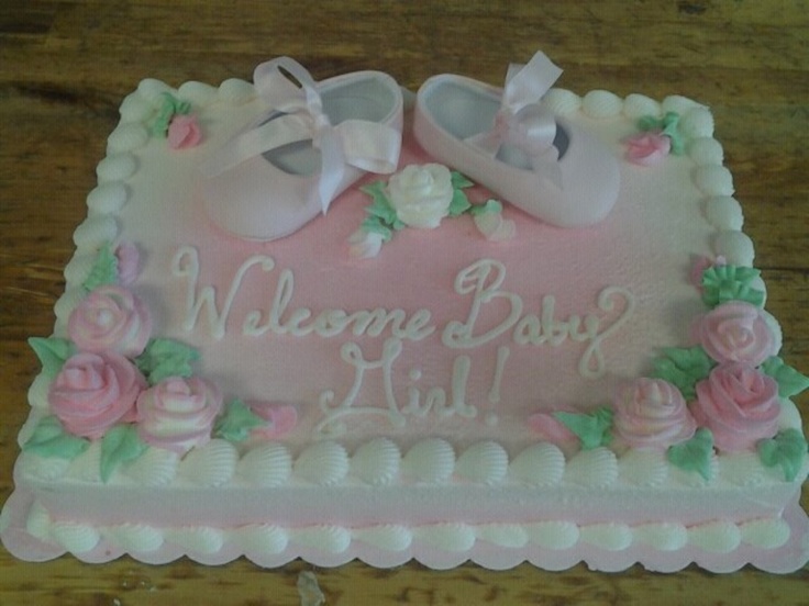 Baby Shower Sheet Cake