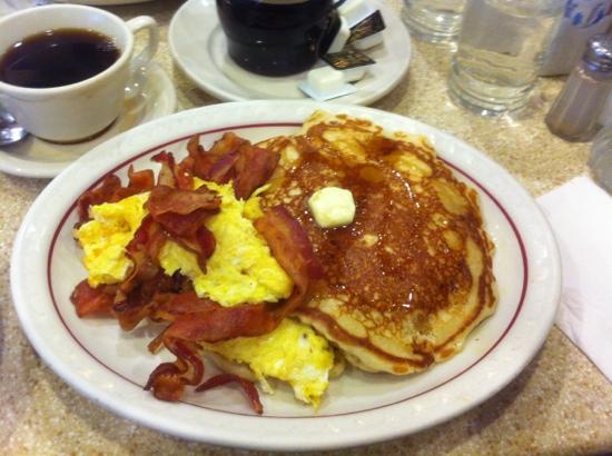 Bacon Eggs Pancakes and Sausage Bacon Eggs Pancakes and Sausage