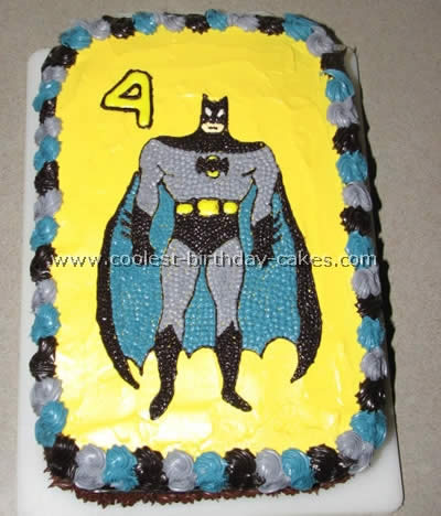 Batman Birthday Cake