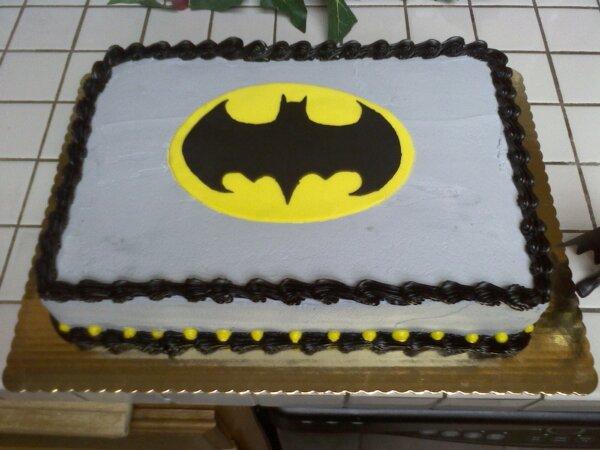 Batman Sheet Cake