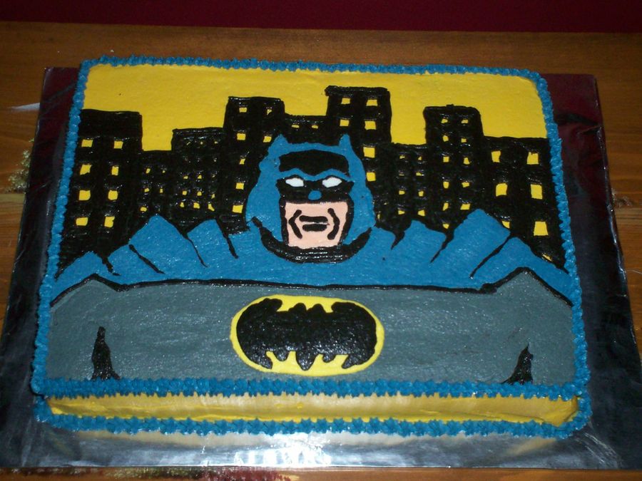 Batman Sheet Cake