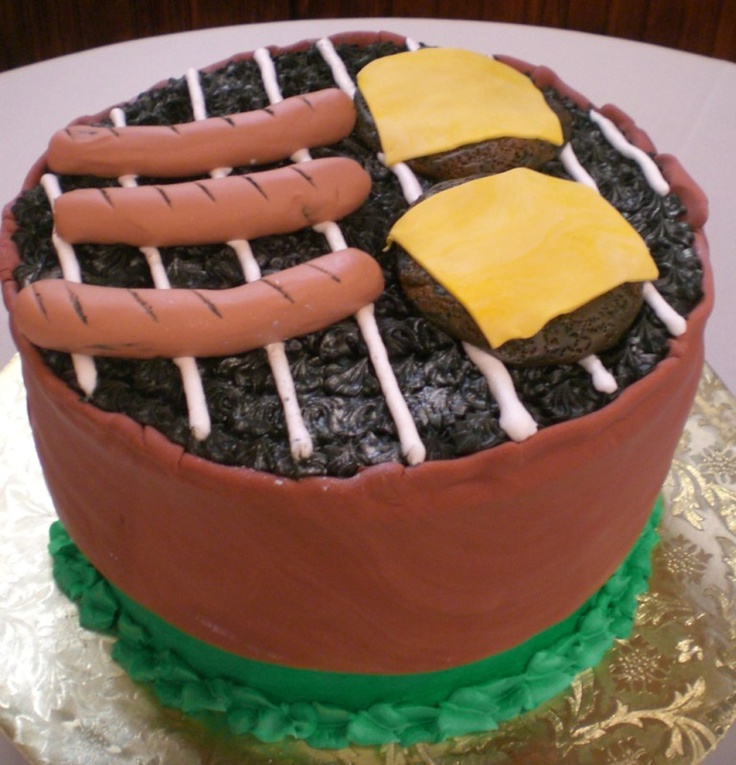 BBQ Birthday Cake