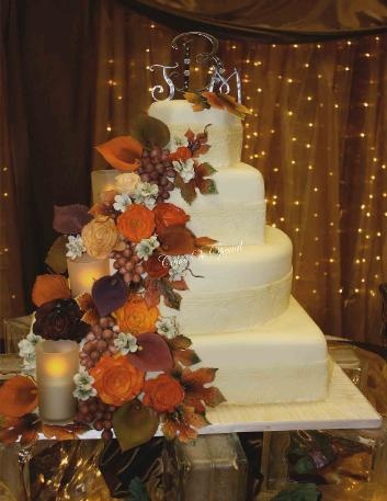 Beautiful Fall Cake