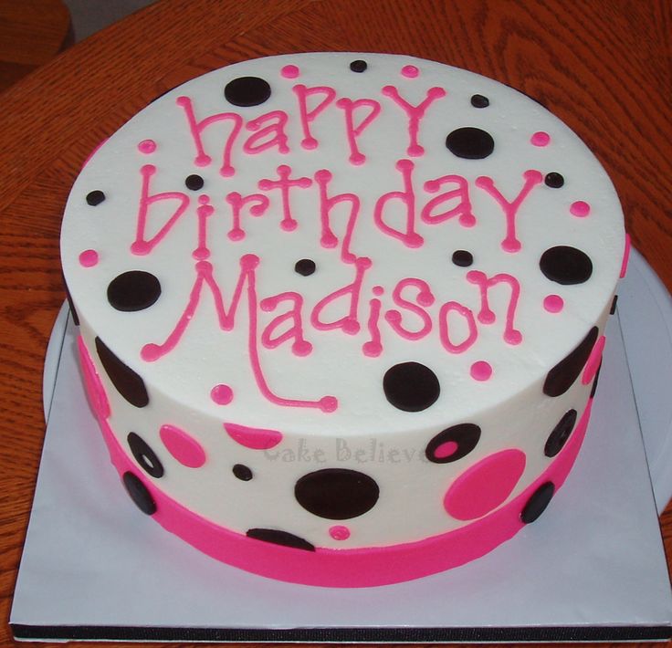 Birthday Cake Ideas for Teen Girls