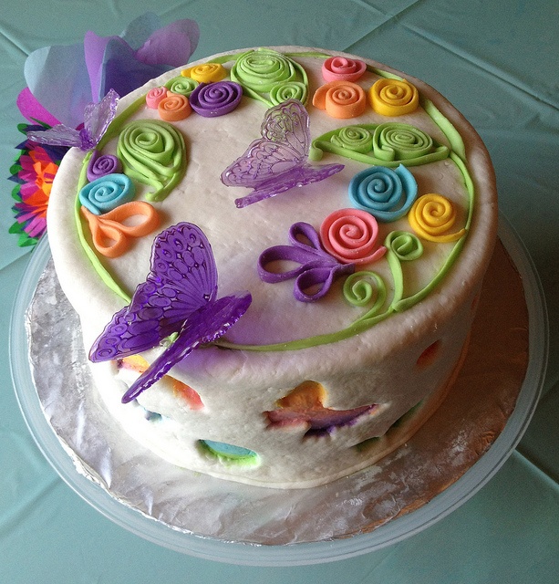 Butterfly Fondant Cake