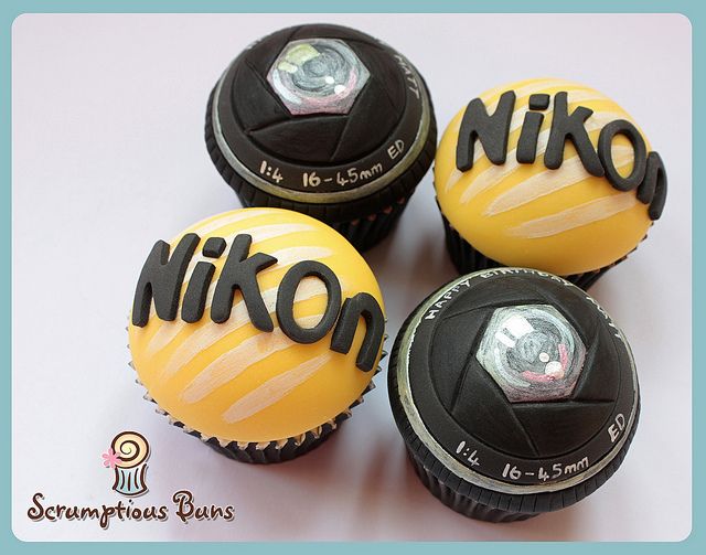 Camera Birthday Cupcake Camera Birthday Cupcake
