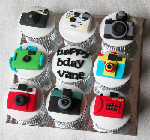 Camera Themed Birthday Cake