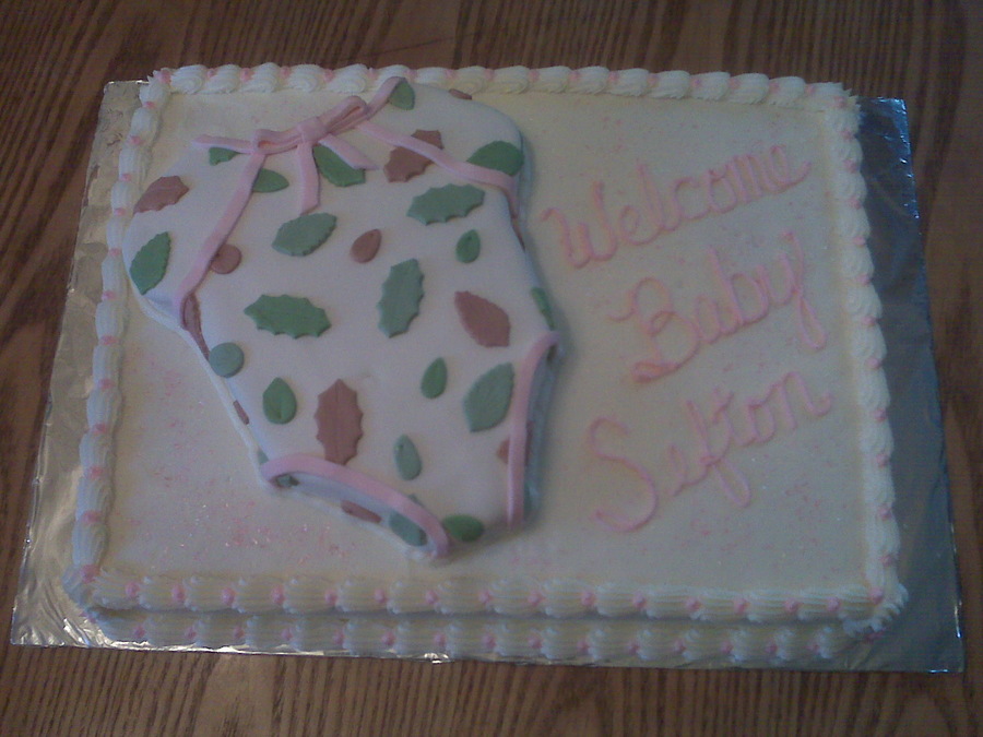 Camo Onesie Cake Camo Onesie Cake