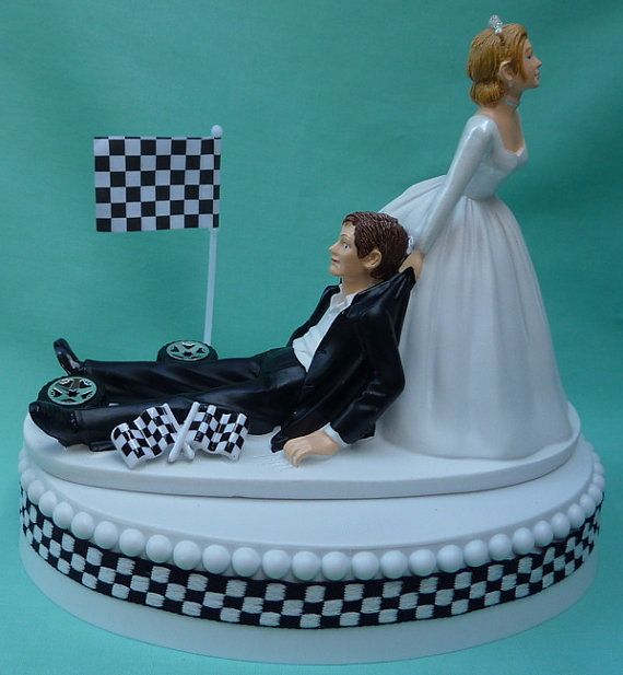 Car Themed Wedding Cake Toppers Car Themed Wedding Cake Toppers