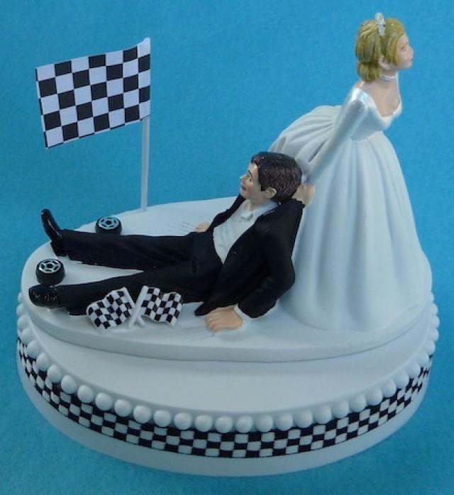 Car Themed Wedding Cake Toppers Car Themed Wedding Cake Toppers