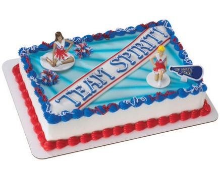 Cheerleading Cake Decorations