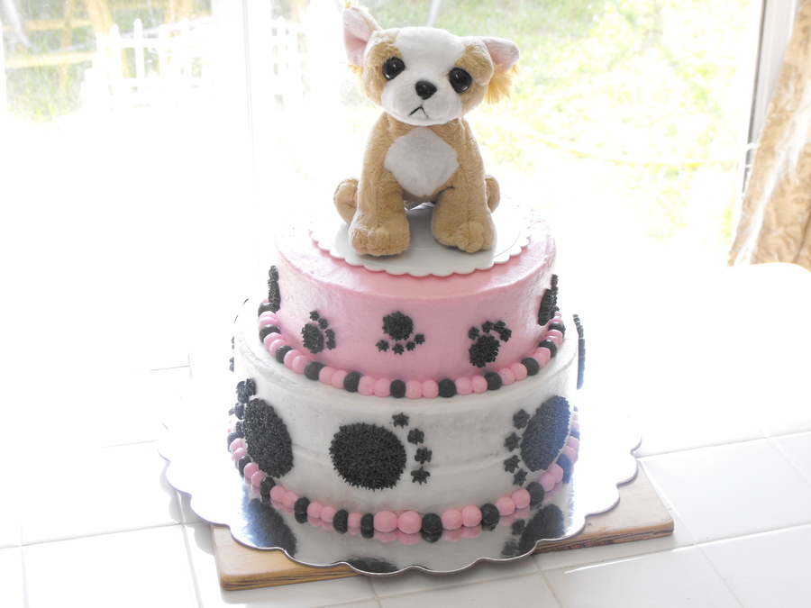 Chihuahua Birthday Cake