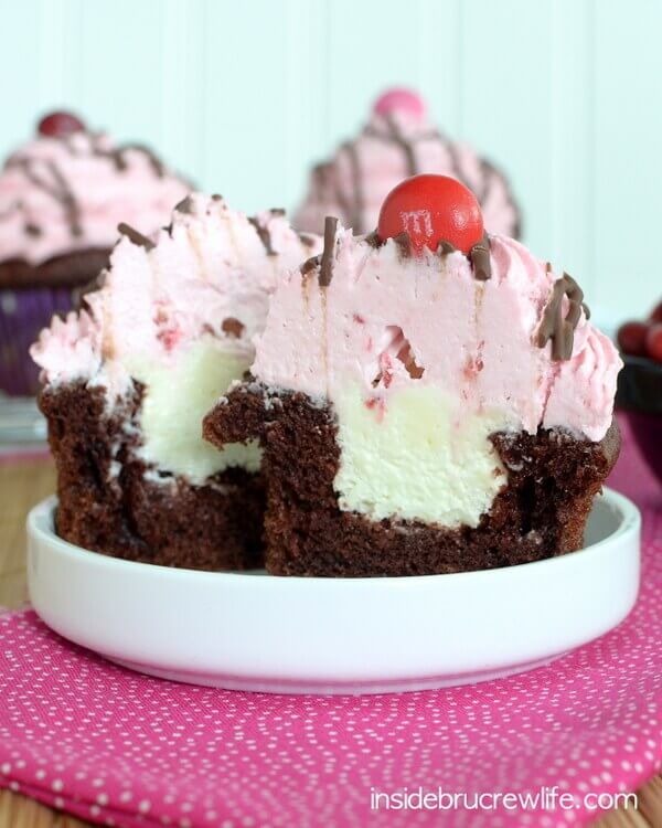 Chocolate Raspberry Cheesecake Cupcakes Recipe