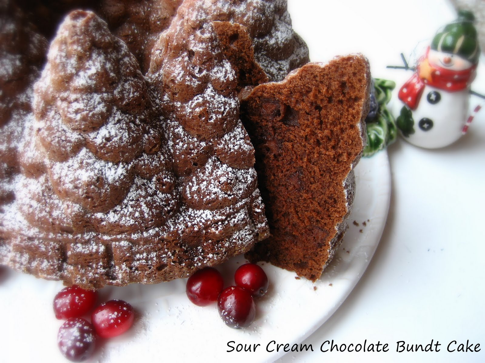 Christmas Tree Bundt Cake