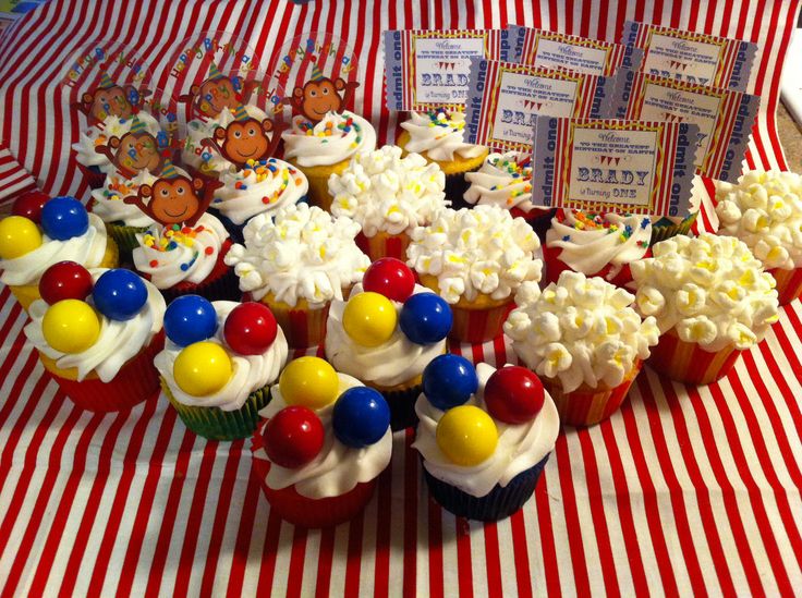 Circus Cupcake Idea